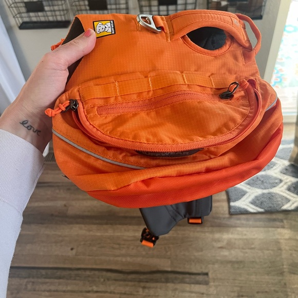 RUFFWEAR DOG BACKPACK SZ XS ORANGE - Picture 2 of 5
